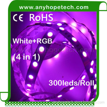 New Style full color wrgb(4 in 1) 60leds per 5m 5050 flex led strips